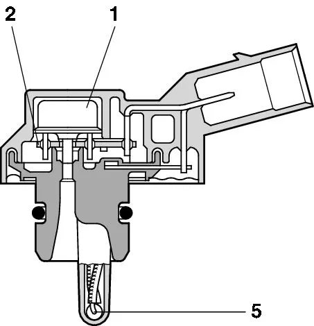 BOSCH Sensor, boost pressure (0281002316)