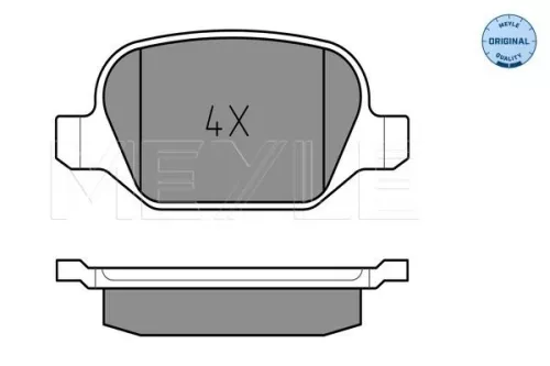 MEYLE Brake Pad Set, disc brake (0252351716)