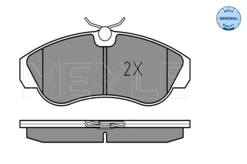 MEYLE Brake Pad Set, disc brake (0252179919/W)