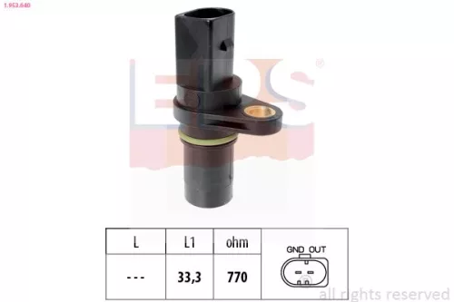Sensor, crankshaft pulse