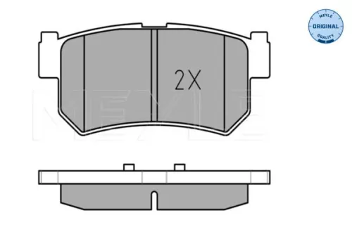 MEYLE Brake Pad Set, disc brake (0252367315/W)