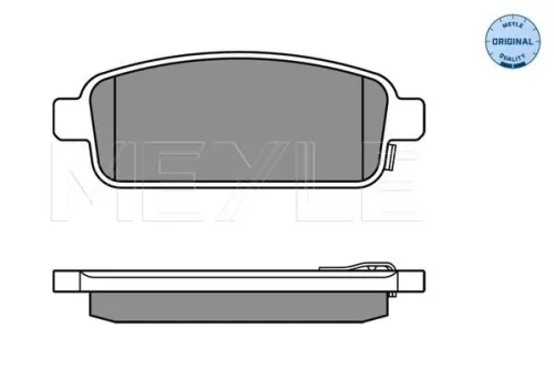 MEYLE Brake Pad Set, disc brake (0252509616/W)