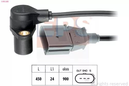 Sensor, crankshaft pulse