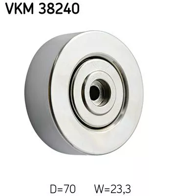 Deflection/Guide Pulley, V-ribbed belt