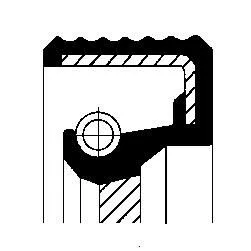CORTECO Shaft Seal, crankshaft (07011545)