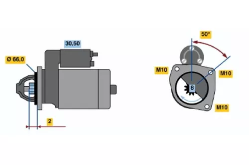 BOSCH Starter (0986021051)