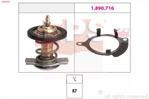 EPS Thermostat, coolant (1-880-820)