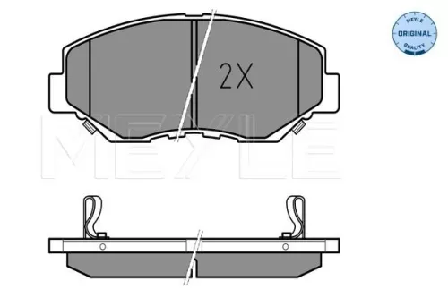 MEYLE Brake Pad Set, disc brake (0252386817)