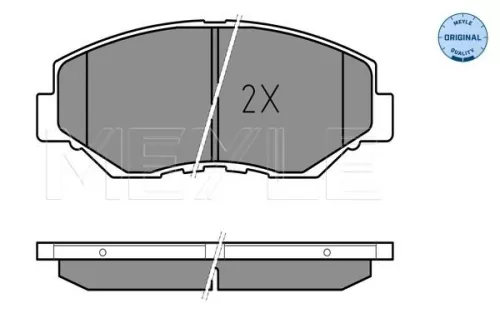 MEYLE Brake Pad Set, disc brake (0252386817)
