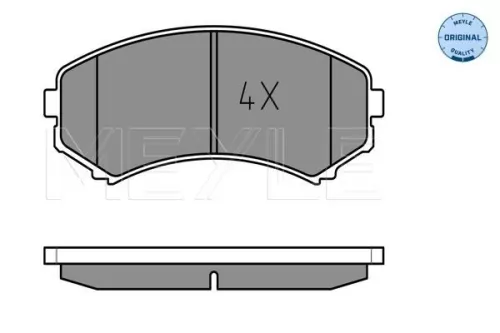 MEYLE Brake Pad Set, disc brake (0252348816/W)
