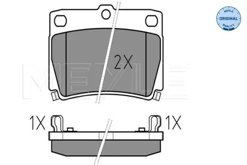 MEYLE Brake Pad Set, disc brake (0252359315/W)