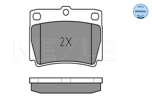 MEYLE Brake Pad Set, disc brake (0252359315/W)