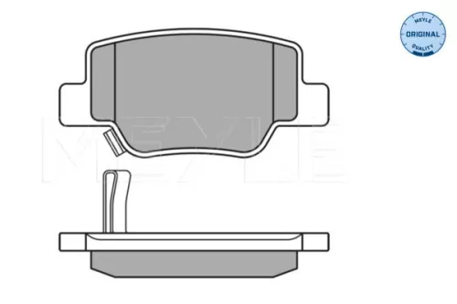 MEYLE Brake Pad Set, disc brake (0252492616/W)