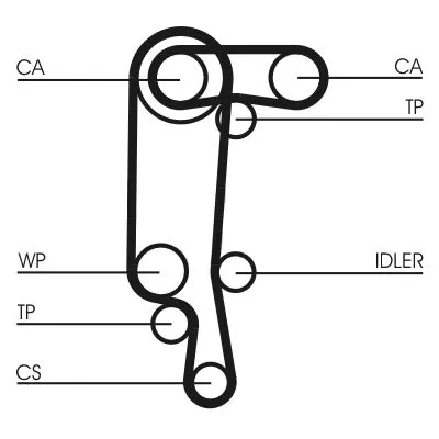 CONTINENTAL CTAM Water Pump & Timing Belt Kit (CT957WP3)