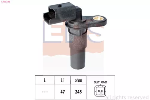 EPS Sensor, crankshaft pulse (1-953-536)