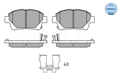 MEYLE Brake Pad Set, disc brake (0252351015/W)
