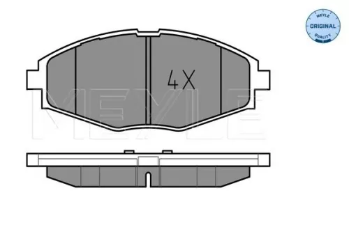 MEYLE Brake Pad Set, disc brake (0252324117)
