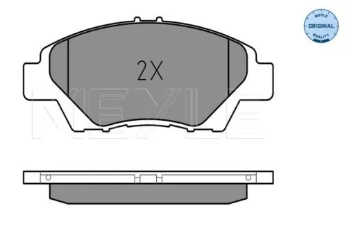 MEYLE Brake Pad Set, disc brake (0252497915/W)