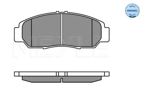 MEYLE Brake Pad Set, disc brake (0252372916/W)