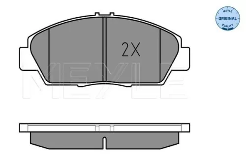 MEYLE Brake Pad Set, disc brake (0252187918/W)