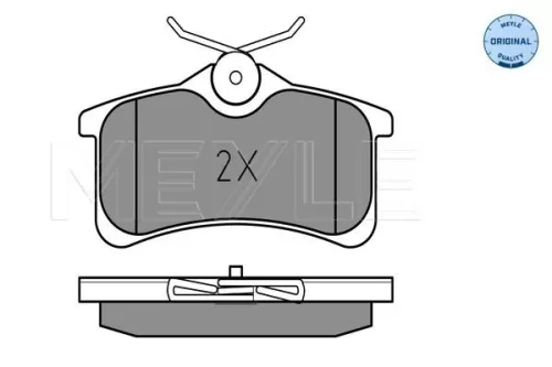 MEYLE Brake Pad Set, disc brake (0252401314/W)