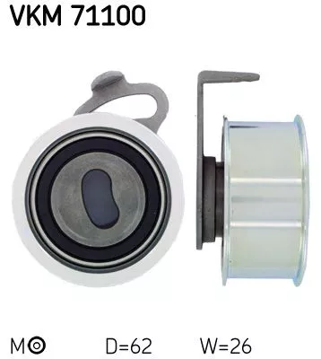 SKF Tensioner Pulley, timing belt (VKM71100)
