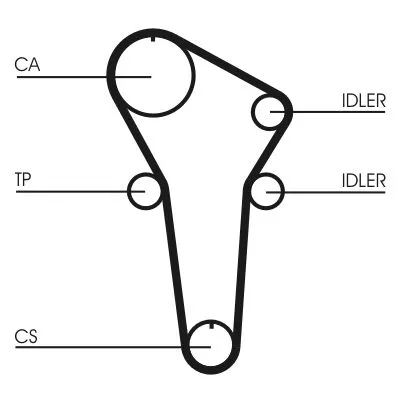 CONTINENTAL CTAM Timing Belt (CT899)