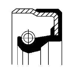 CORTECO Shaft Seal, differential (12015261)