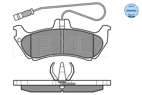 MEYLE Brake Pad Set, disc brake (0252319017/W)