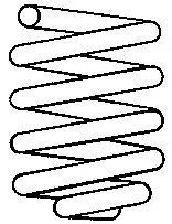 SACHS Suspension Spring (997 614)