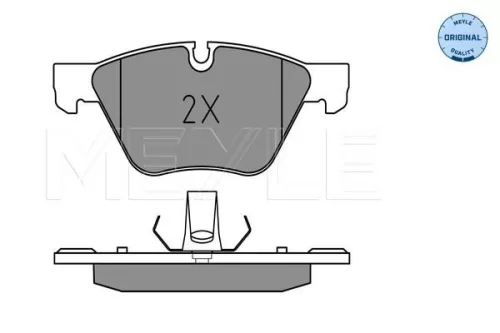 MEYLE 1x Brake Pad Set, disc brake (0252469719)