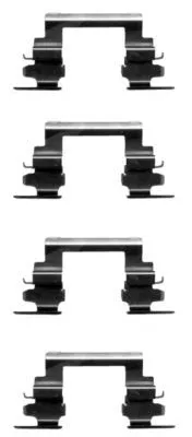 TEXTAR Accessory Kit, disc brake pad (82507300)