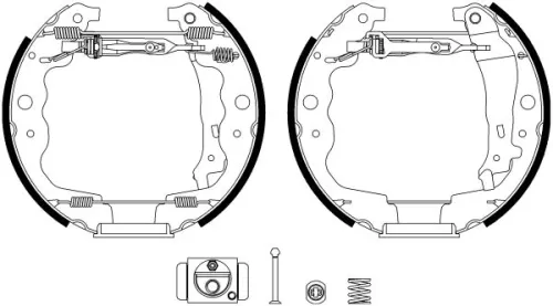 TEXTAR Brake Shoe Set (84069300)