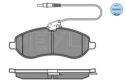 MEYLE Brake Pad Set, disc brake (0252459518/W)