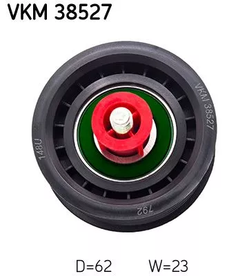 SKF Deflection/Guide Pulley, V-ribbed belt (VKM38527)
