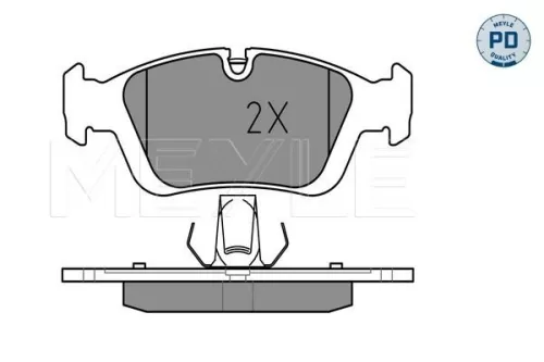 MEYLE Brake Pad Set, disc brake (0252328717/PD)
