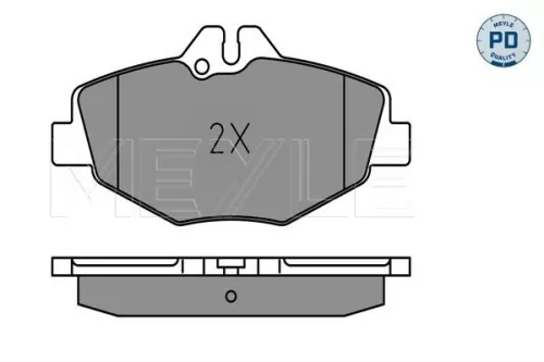 MEYLE Brake Pad Set, disc brake (0252374320-1/PD)