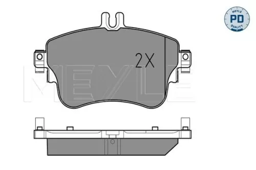 MEYLE Brake Pad Set, disc brake (0252532619/PD)