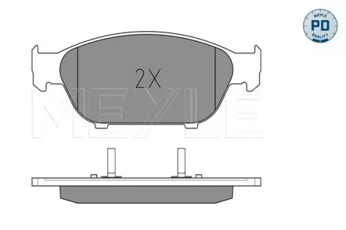MEYLE Brake Pad Set, disc brake (0252615820/PD)