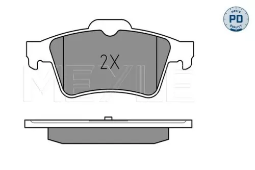 MEYLE Brake Pad Set, disc brake (0252413716/PD)