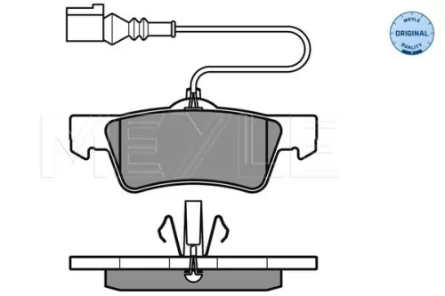 MEYLE Brake Pad Set, disc brake (0252436719/W)