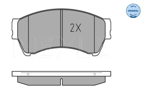 MEYLE Brake Pad Set, disc brake (0252458217/W)