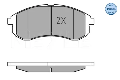 MEYLE Brake Pad Set, disc brake (0252387914/W)