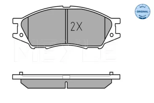 MEYLE Brake Pad Set, disc brake (0252464815/W)