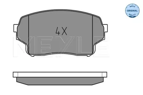MEYLE Brake Pad Set, disc brake (0252430115/W)