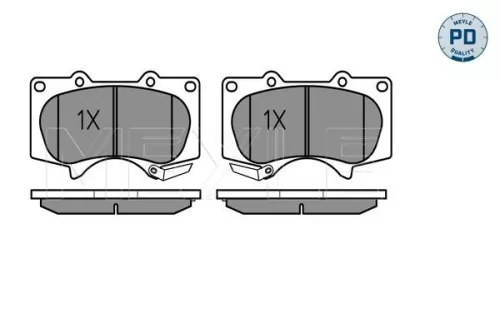MEYLE Brake Pad Set, disc brake (0252402417/PD)