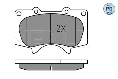 MEYLE Brake Pad Set, disc brake (0252402417/PD)