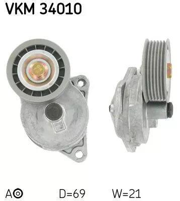 Belt Tensioner, V-ribbed belt