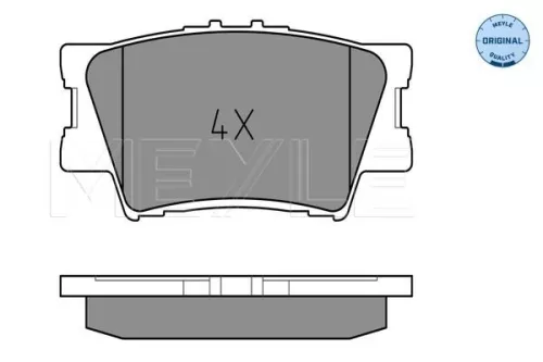 MEYLE Brake Pad Set, disc brake (0252433815)