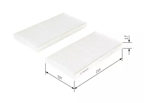 BOSCH Filter, cabin air (1987432277)